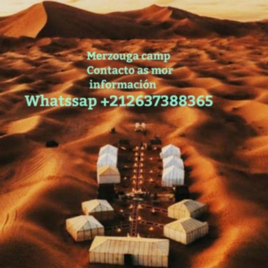Erg Chebbi Camel Trek Camp Hotel Merzouga Bagian luar foto